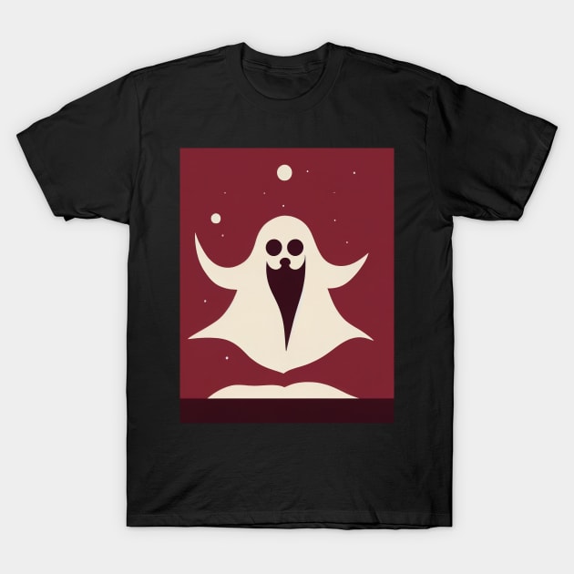 Ghost Halloween T-Shirt T-Shirt by ComicsFactory